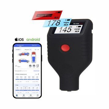 Товщиномір фарби Profiline TG-588 Ultra (3000мкм, Fe/Zn/NFe/Putty, Android/iOS) TO-08 фото